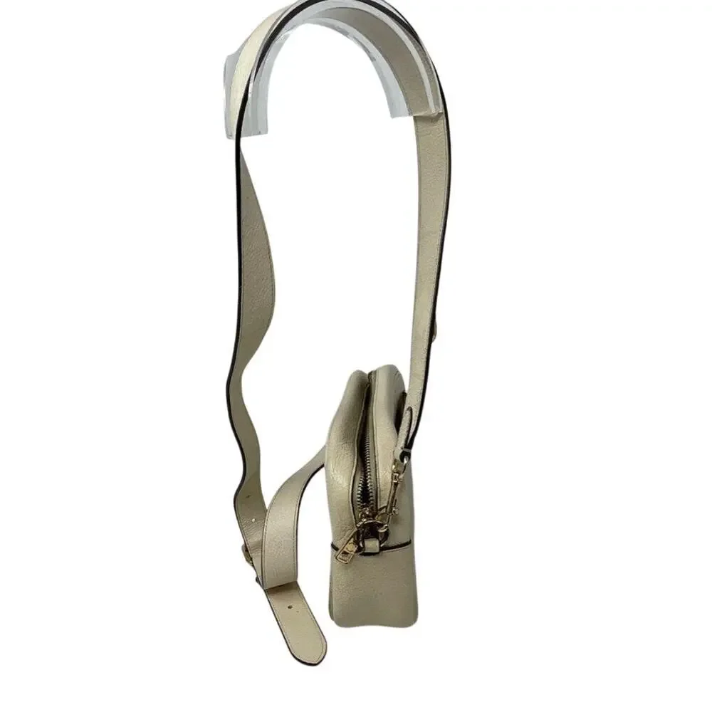 Coach‎ Pebbled Leather Crossbody Bag – Off-White – Adjustable Strap $300